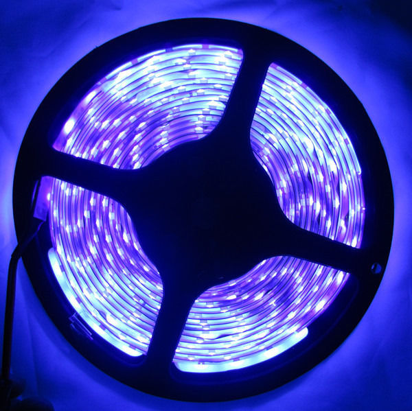 UV led strip(380385 nm LED light Ultraviolet Strip)60 led/M 5M 380